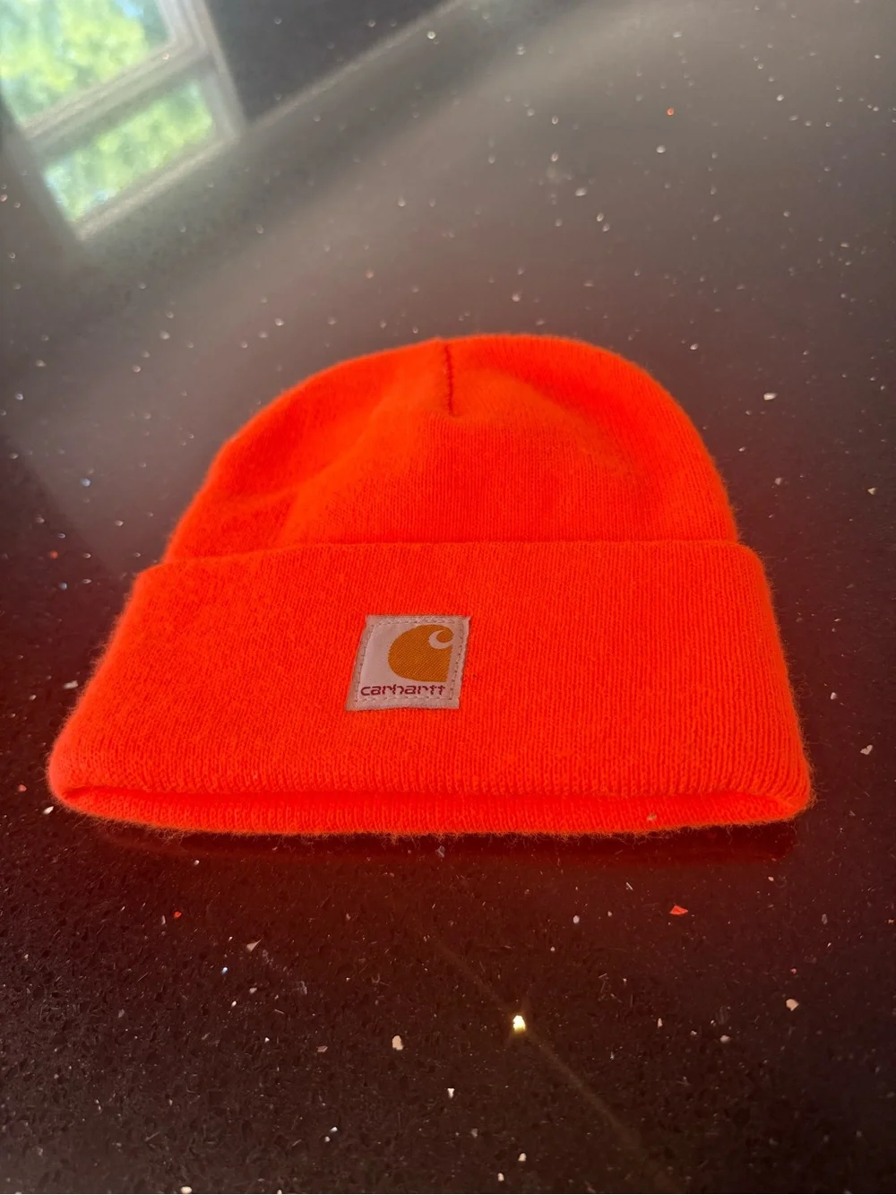 Carhartt Bright Orange Cuffed Beanie